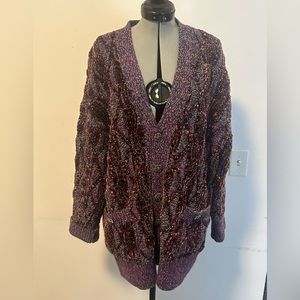 Chunky knit cardigan